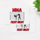 MMAファイトナイトの文字と2人のファイターのシルエット (デスク)