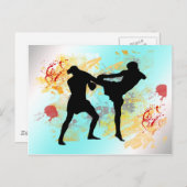 Mmaヘッドキック ポストカード (正面/裏面)