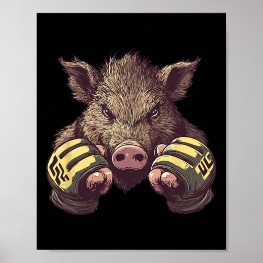 mmaボーおもしろいル – ケージファイター&武術アーツボックス ポスター (正面)