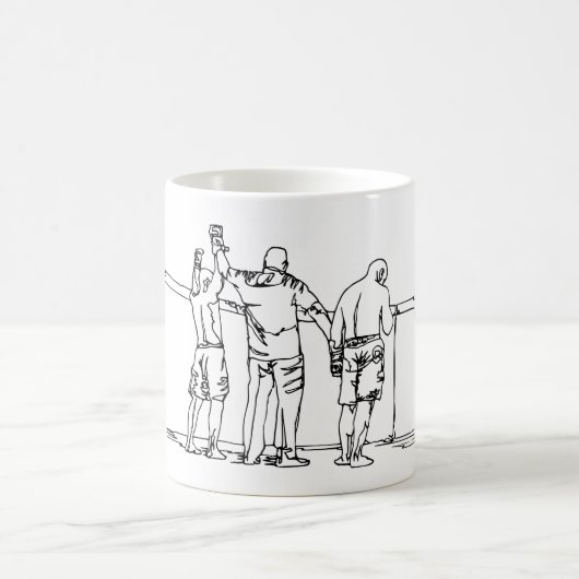 Mmaミックス武術アーツマグバイアートファイターズ コーヒーマグカップ (中央)