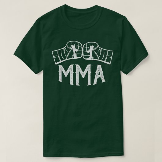 Mmaミックス武術アート Tシャツ (デザイン正面)