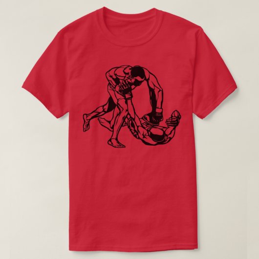 Mmaミックス武術アート Tシャツ (デザイン正面)