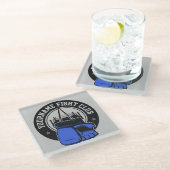 mmaミッパーソナライズされたクス武術アーツファイトクラブ ガラスコースター (アングル)