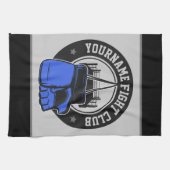 mmaミッパーソナライズされたクス武術アーツファイトクラブ キッチンタオル (横)