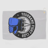 mmaミッパーソナライズされたクス武術アーツファイトクラブ ゴルフタオル (横)