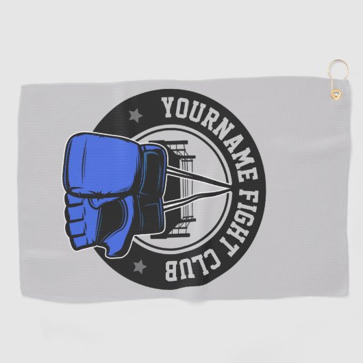 mmaミッパーソナライズされたクス武術アーツファイトクラブ ゴルフタオル (横)