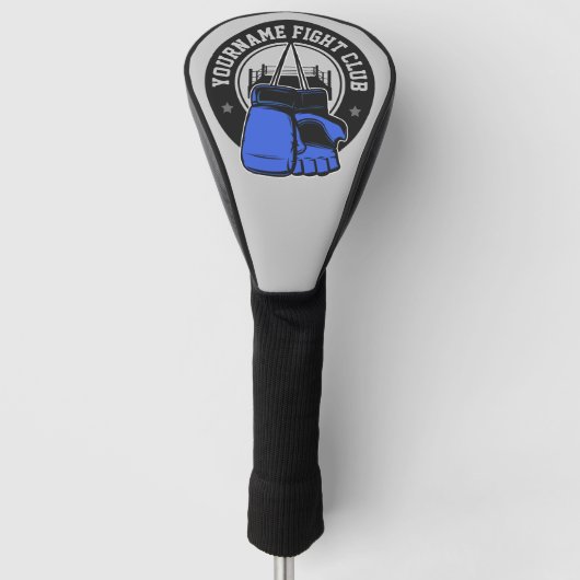 mmaミッパーソナライズされたクス武術アーツファイトクラブ ゴルフヘッドカバー (正面)