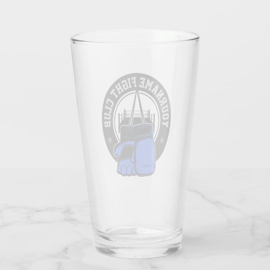 mmaミッパーソナライズされたクス武術アーツファイトクラブ タンブラーグラス (裏面)