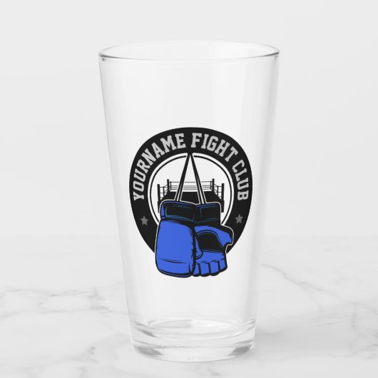 mmaミッパーソナライズされたクス武術アーツファイトクラブ タンブラーグラス (正面)
