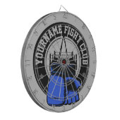 mmaミッパーソナライズされたクス武術アーツファイトクラブ ダーツボード (正面左)