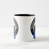 mmaミッパーソナライズされたクス武術アーツファイトクラブ ツートーンマグカップ (中央)