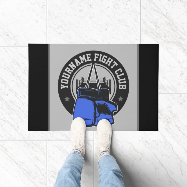 mmaミッパーソナライズされたクス武術アーツファイトクラブ ドアマット (室内)