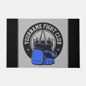 mmaミッパーソナライズされたクス武術アーツファイトクラブ ドアマット (正面)