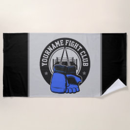 mmaミッパーソナライズされたクス武術アーツファイトクラブ ビーチタオル