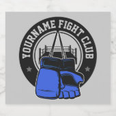 mmaミッパーソナライズされたクス武術アーツファイトクラブ ビールラベル (シングルラベル)