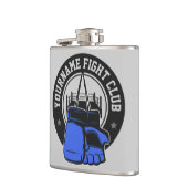 mmaミッパーソナライズされたクス武術アーツファイトクラブ フラスク (左)