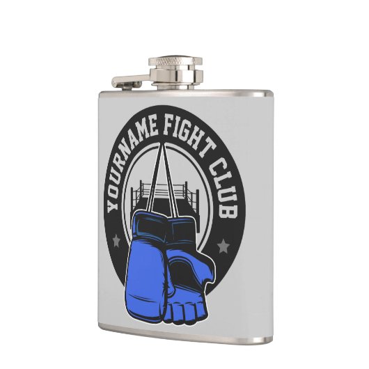 mmaミッパーソナライズされたクス武術アーツファイトクラブ フラスク (左)