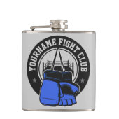 mmaミッパーソナライズされたクス武術アーツファイトクラブ フラスク (正面)