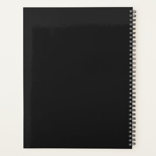 mmaミッパーソナライズされたクス武術アーツファイトクラブ プランナー手帳 (裏面)