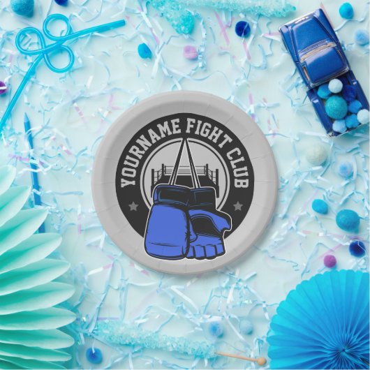 mmaミッパーソナライズされたクス武術アーツファイトクラブ ペーパープレート (パーティー)