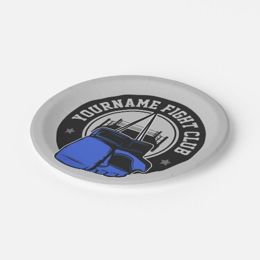 mmaミッパーソナライズされたクス武術アーツファイトクラブ ペーパープレート (アングル)