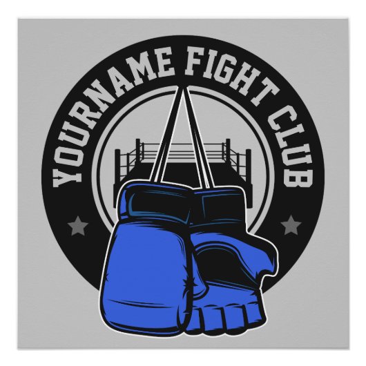 mmaミッパーソナライズされたクス武術アーツファイトクラブ ポスター (正面)