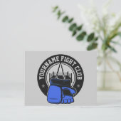 mmaミッパーソナライズされたクス武術アーツファイトクラブ ポストカード (スタンド正面)