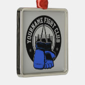 mmaミッパーソナライズされたクス武術アーツファイトクラブ メタルオーナメント (右)