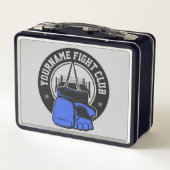 mmaミッパーソナライズされたクス武術アーツファイトクラブ メタルランチボックス (裏面)