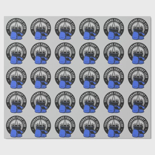 mmaミッパーソナライズされたクス武術アーツファイトクラブ ラッピングペーパー (フラット)