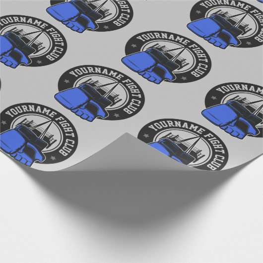 mmaミッパーソナライズされたクス武術アーツファイトクラブ ラッピングペーパー (角)