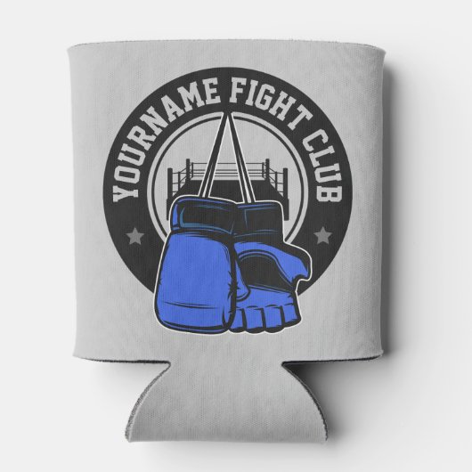 mmaミッパーソナライズされたクス武術アーツファイトクラブ 缶クーラー (裏面)