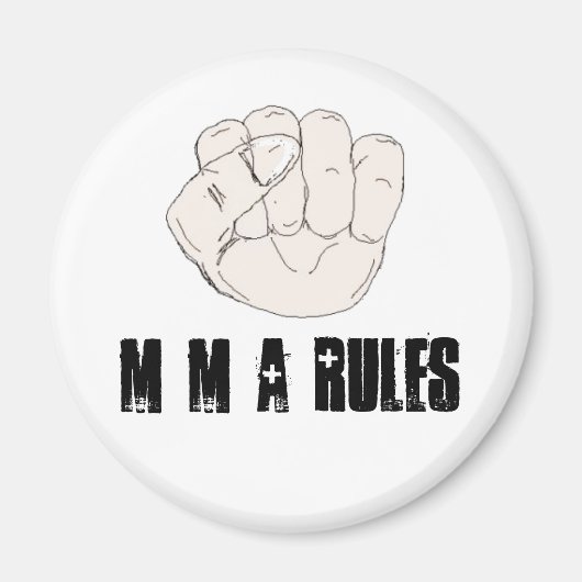 MMAルール マグネット (正面)