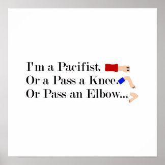 Mma平和主義ユーモアデザイン ポスター
