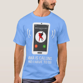 mma混合おもしろい武術アーツが1を呼び出す tシャツ