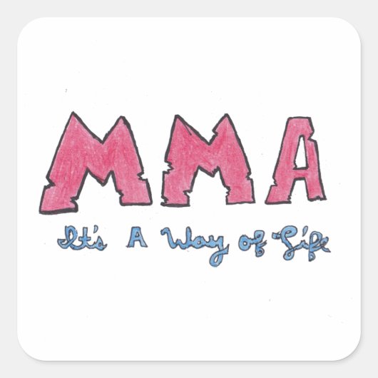 Mma生活の道 スクエアシール (正面)