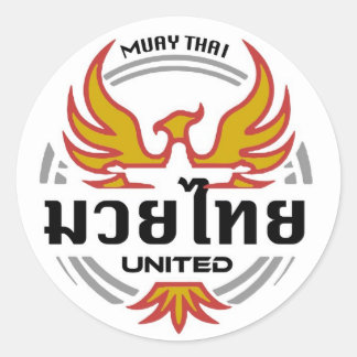 mma統一されたムエタイステッカー ラウンドシール