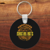 Mma練習柔道ボクシング複合武術術 キーホルダー (正面)
