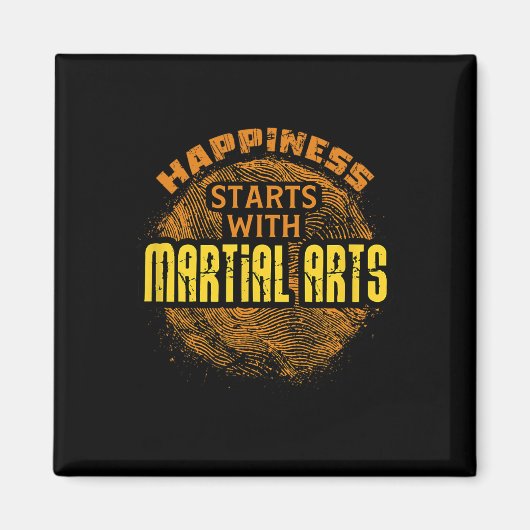Mma練習柔道ボクシング複合武術術 マグネット (正面)