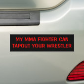 MMA バンパーステッカー (車上)