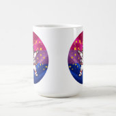 Mma：犬との宇宙のBIフラグ コーヒーマグカップ (中央)