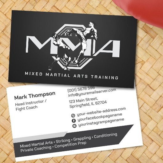 MMA - 総合格闘技トレーニング 名刺