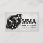MMA - 総合格闘技トレーニング 名刺 (正面)