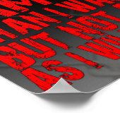 Mma / BJJ /キックボクシング「強い」ポスター ポスター (角)