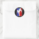 Mma Brizillian Ju Jitso Karate Fighter ラウンドシール (バッグ)