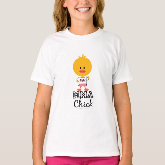 Mma Chickキッズリンガーティーシャツ Tシャツ (正面)