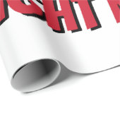 Mma Fight Night文字と2人のファイターのシルエット ラッピングペーパー (ロールコーナー)