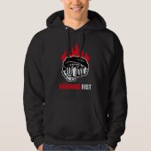 MMA Fighter Burning Fist パーカ (正面)