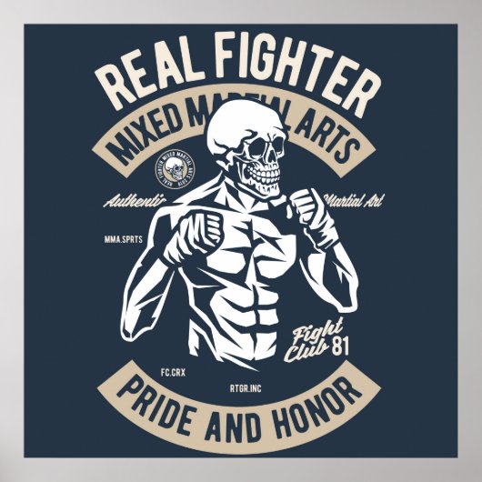 MMA Fighter poster ポスター (正面)