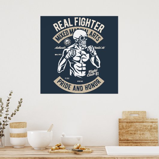 MMA Fighter poster ポスター (キッチン)